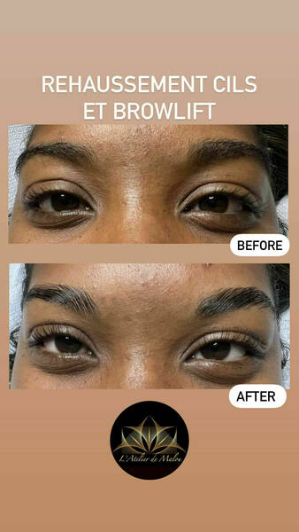 Rehaussement, Cils + Browlift